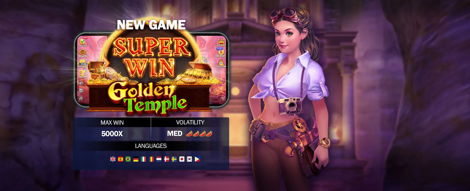 JiliPark Mobile App on a smartphone with gaming elements